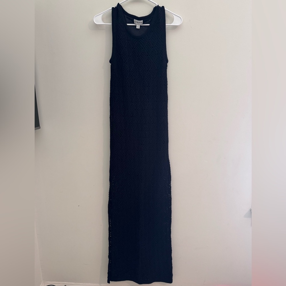 Chic Black Sleeveless Maxi Dress